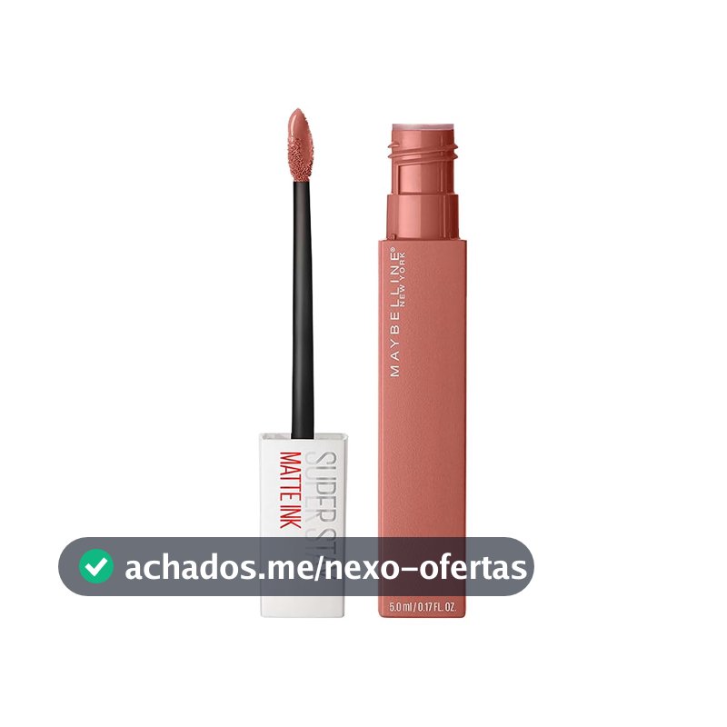 Batom Líquido Maybelline SuperStay Matte Ink, Cor 65, 5ml