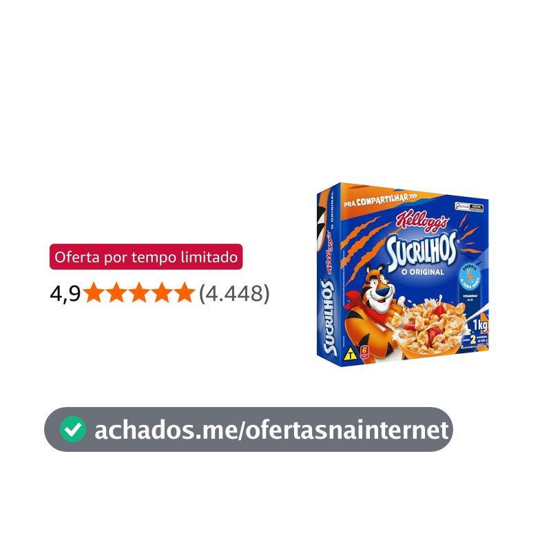 Cereal Sucrilhos® Original Kellogg's® 1kg