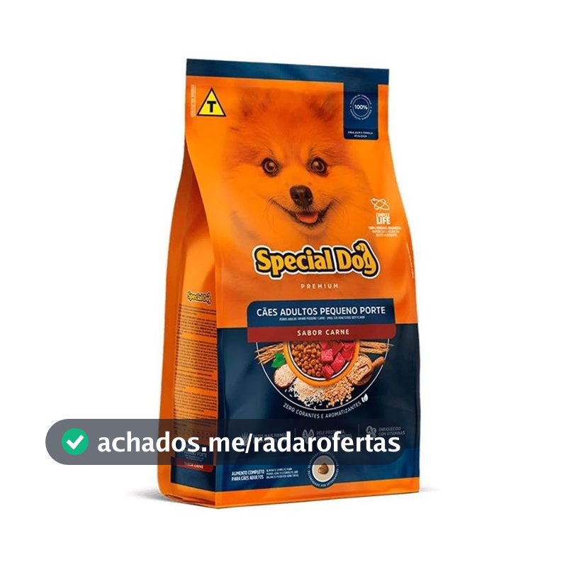 Special Dog Premium Ração para Cães Adultos de Pequeno Porte 10kg