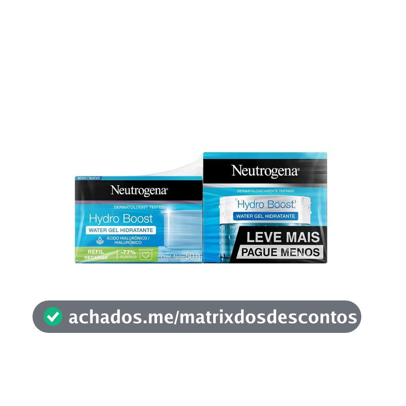 Hidratante Facial em Gel Neutrogena, 50g, Kit com 2 Unidades