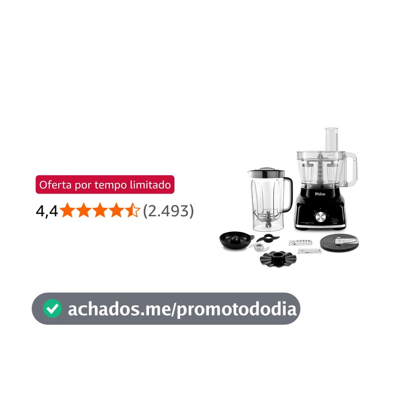 Philco Multiprocessador PMP1600P 9 em 1 1700W 2,1 Litros