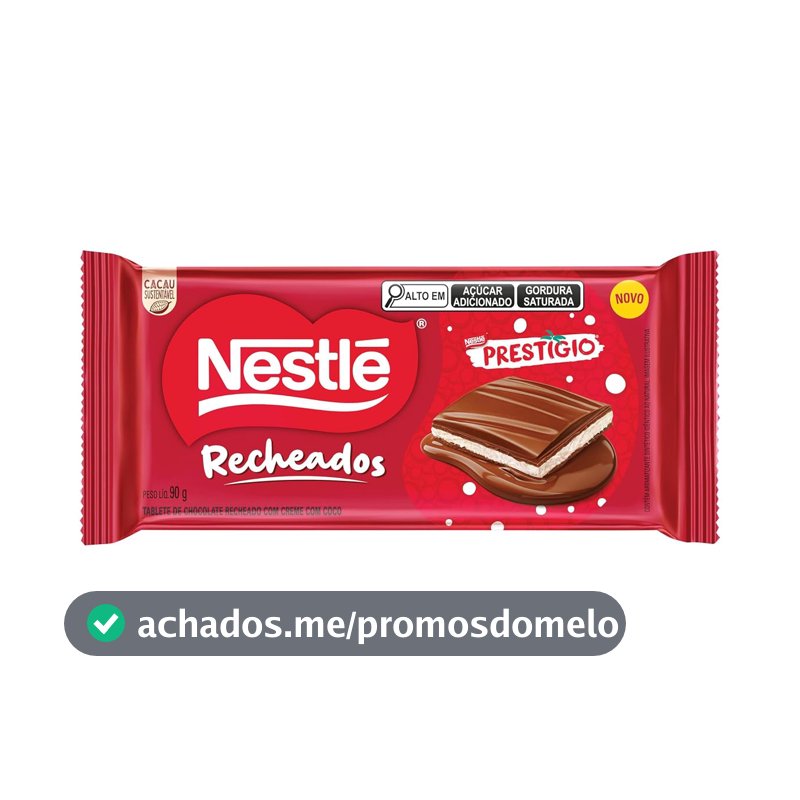 NESTLÉ PRESTÍGIO Recheado 90g Tablete