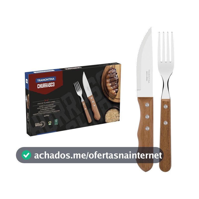 JOGO CHURRASCO INOX 12PC DYNAMIC