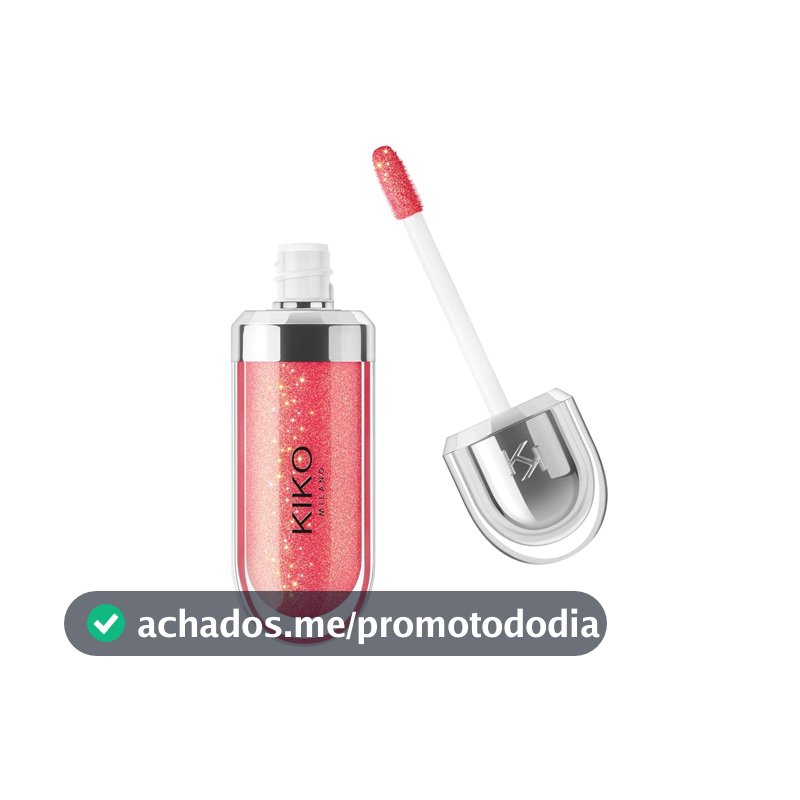 KIKO MILANO, 3D Hydra Lipgloss, Gloss Hidratante Para Os Lábios, Com Efeito 3D, Fórmula Com Extrato de Bidens