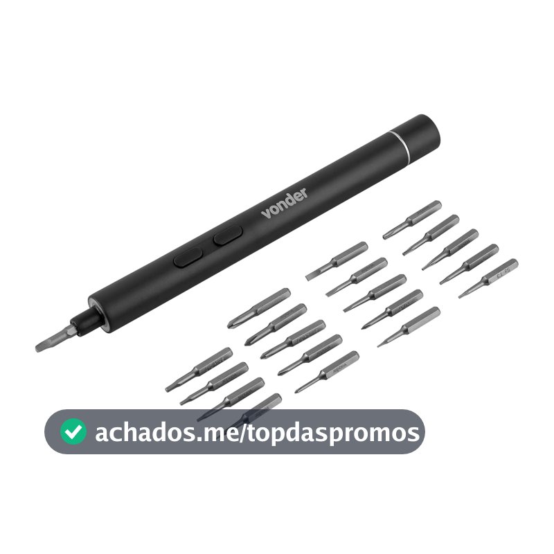 Parafusadeira de Precisão a Bateria 3,7V Tipo Caneta Vonder - 60.01.003.700