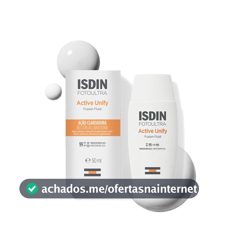 ISDIN Clareador Facial Foto Ultra Active Unify Sem Cor FPS 99-50ml