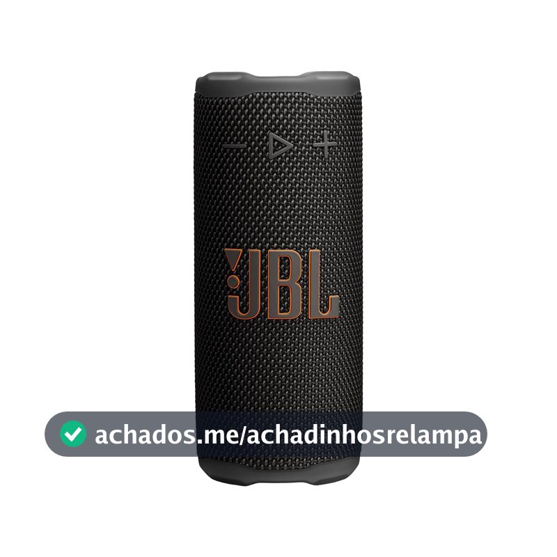 JBL Grip, Caixa de Som Bluetooth Portátil à Prova d'Água com Luz - Preto