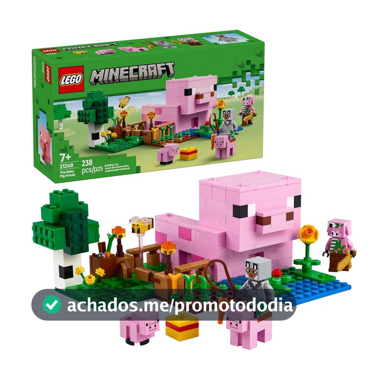 LEGO Minecraft A Casa Porco Bebê 21268