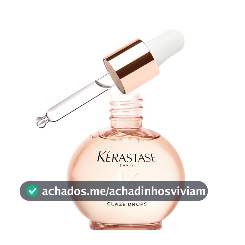 Kérastase Gloss Absolu Glaze Drops – Finalizador para Todos os Tipos de Cabelos com Tendência ao Frizz, com Óleo de Rosa Silvestre – Potencializa Brilho, Elasticidade e Maciez 45ml