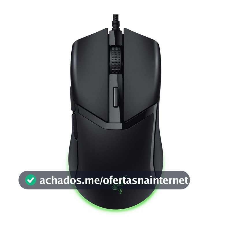 Mouse Cobra RGB DPI 8500 Com fio Preto Razer - RZ0104650100