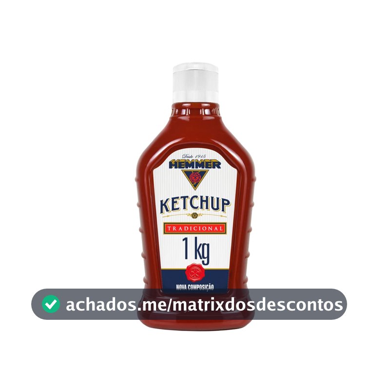Hemmer Ketchup Tradicional Bisnaga 1kg
