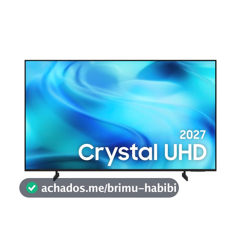 Samsung Smart TV 70" Crystal UHD 4K U8000H 26/2027, Vision AI Companion, Modo Estádio, Xbox Cloud Gaming