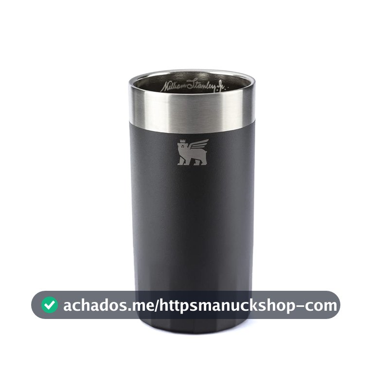 Stanley - Copo prismático isolado para cocktails, antiderrapante, para bebidas quentes ou frias, 381 m, Foundry Black