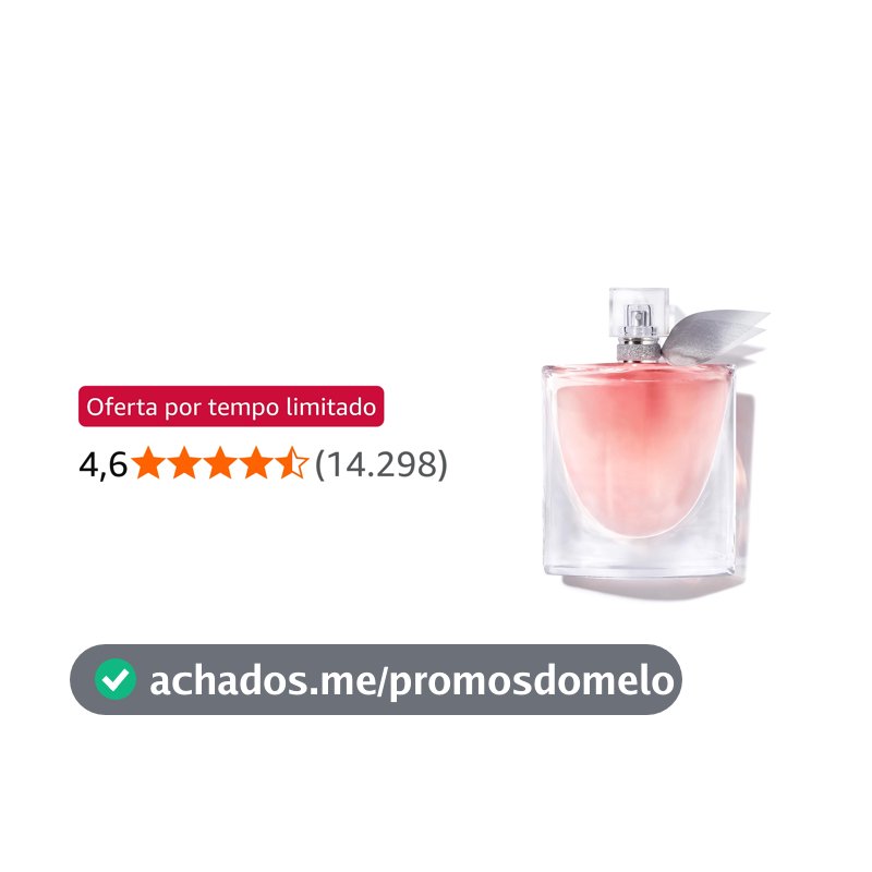 Lancôme La Vie Est Belle Eau de Parfum Feminino – Fragrância Floral Gourmand com Íris Nobre e Baunilha