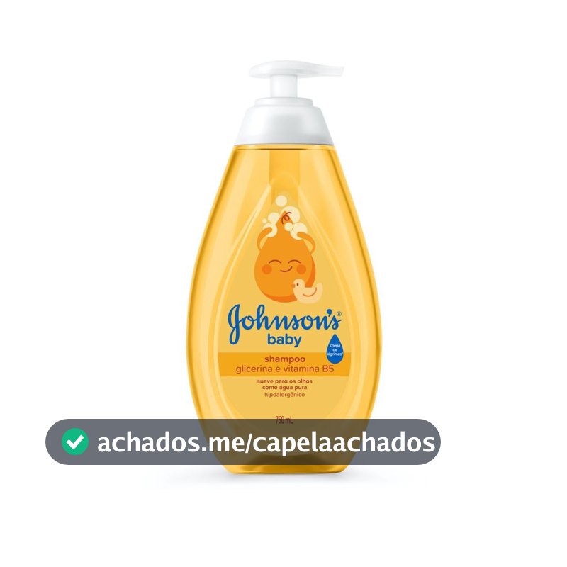Shampoo de Glicerina Johnson's Baby, 750ml