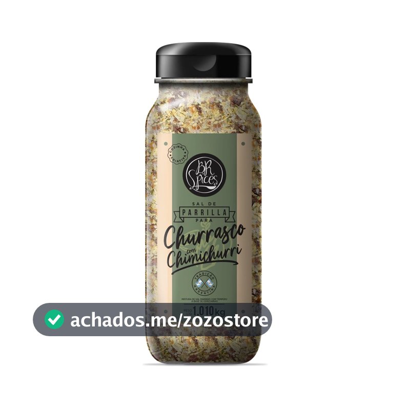 Sal de Parrilla com Chimichurri 1,010kg - BR Spices