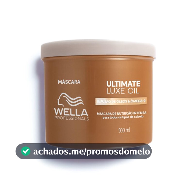 Máscara Wella Professionals Ultimate Luxe Oil 500ml