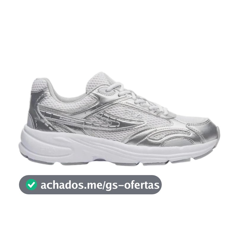 Tênis Fila Runner 2K Feminino Branco e Cinza