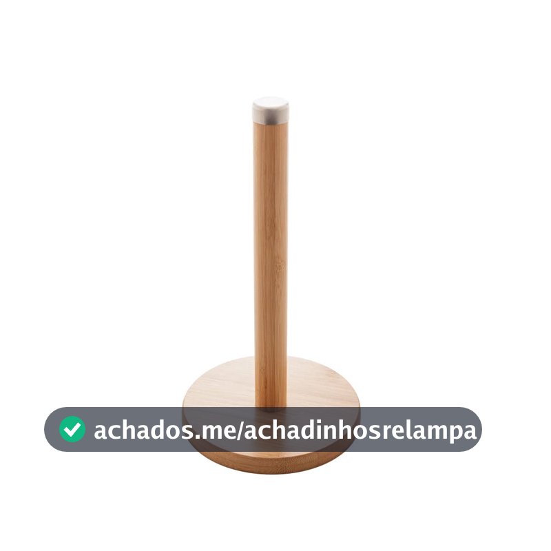 LYOR - Porta Papel Toalha de Bambu 14cm x 26cm