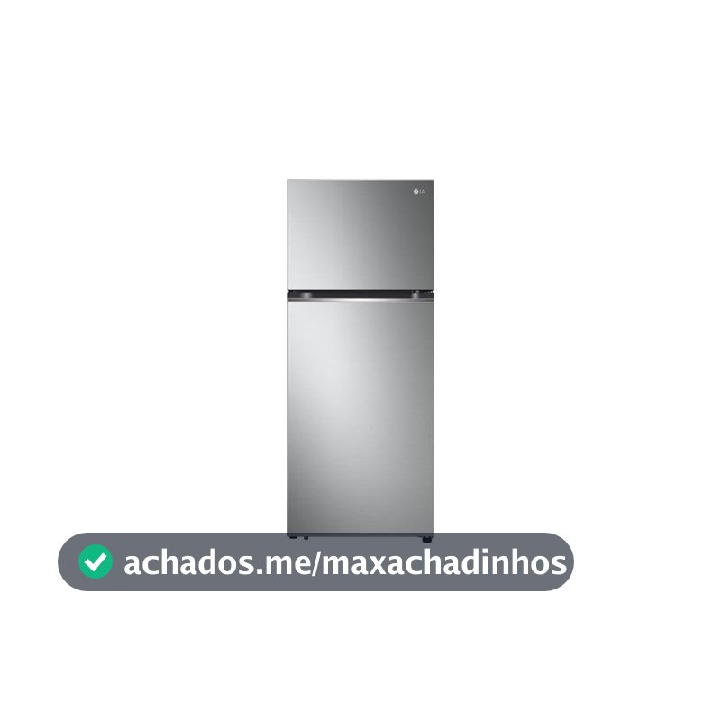 Geladeira LG Duplex 395L Frost Free Inox Gaveta Fresh Zone Multi Air Flow Compressor Smart Inverter 2 Portas