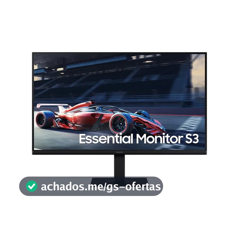 Monitor Gamer Samsung 27" FHD,100 Hz, HDMI, VGA,Preto, S3