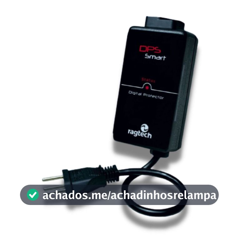 RAGTECH – Protetor Eletrônico DPS Smart (Classe III e Microprocessado) – 1.270VA/2.200W – Bivolt – 1 tomada – Modelo 4780
