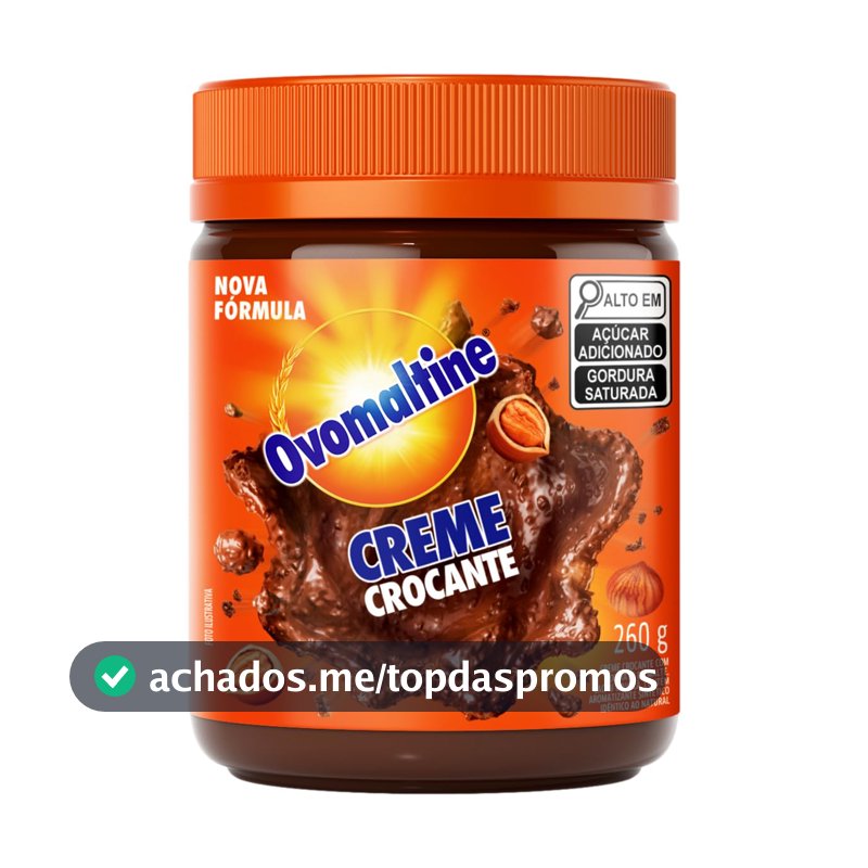 Creme Crocante Ovomaltine, 260g