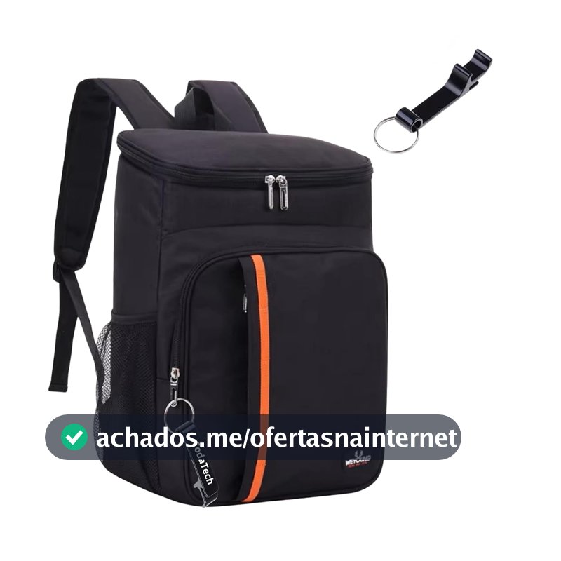 Mochila Térmica Cooler Cerveja GELADA por HORAS Refrigera por até 18H!
