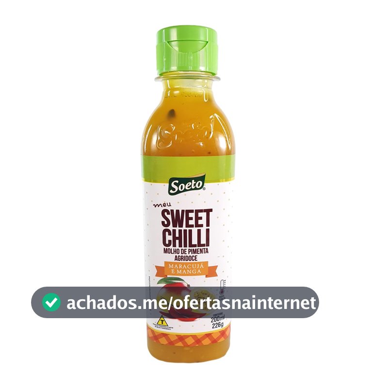 Molho Sweet Chilli Pimenta Maracuja C/Manga 200 mL