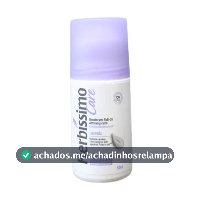 Desodorante Roll-On Herbíssimo Care Lavanda 50Ml
