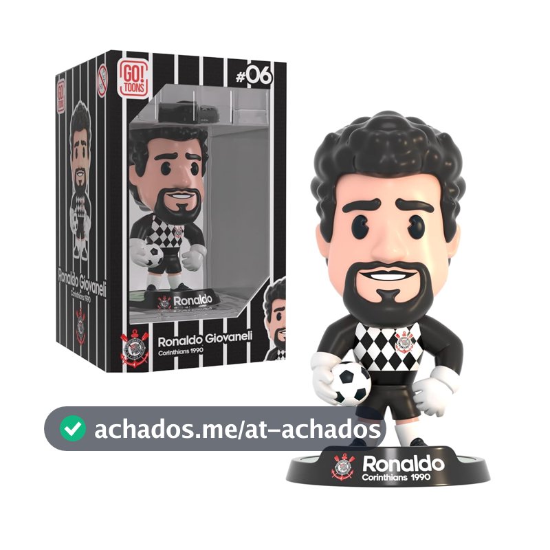 Ronaldo Corinthians 1990 Miniatura Oficial