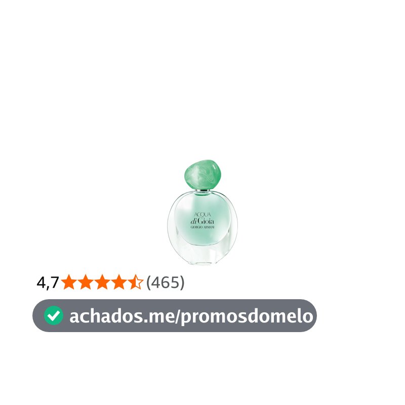 Armani Beauty, Acqua di Gioia, Eau de Parfum, Giorgio Armani, Perfume Feminino Fragrância Cítrica Aquática Refrescante com Notas de Limão, Hortelã e Jasmim