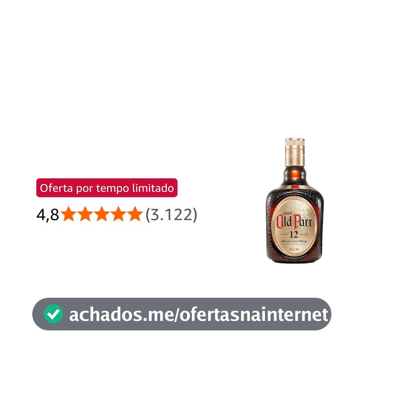 Whisky Old Parr 12 anos 750ml
