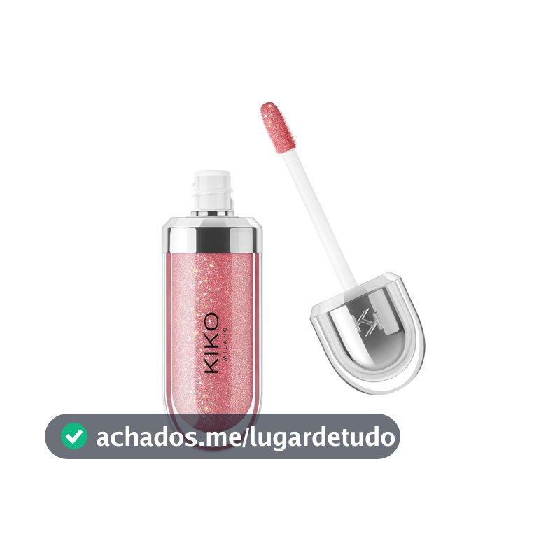 KIKO MILANO, 3D Hydra Lipgloss, Gloss Hidratante Para Os Lábios, Com Efeito 3D, Fórmula Com Extrato de Bidens