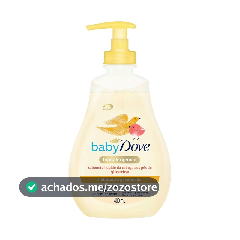Baby Dove Sabonete Líquido Hidratação Glicerinada 400 ML