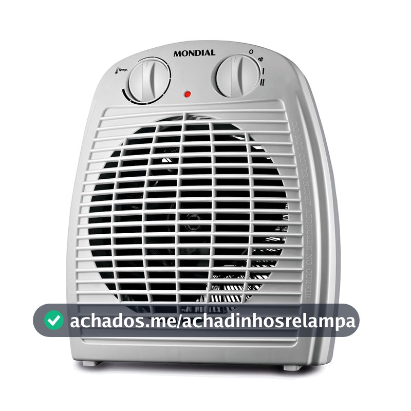 Aquecedor A Ar, Mondial, Cinza/Branco, 2000W, 220V - A-08