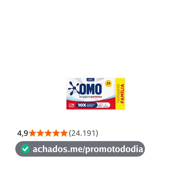 OMO Sabão Em Pó Lavagem Perfeita 2.2Kg