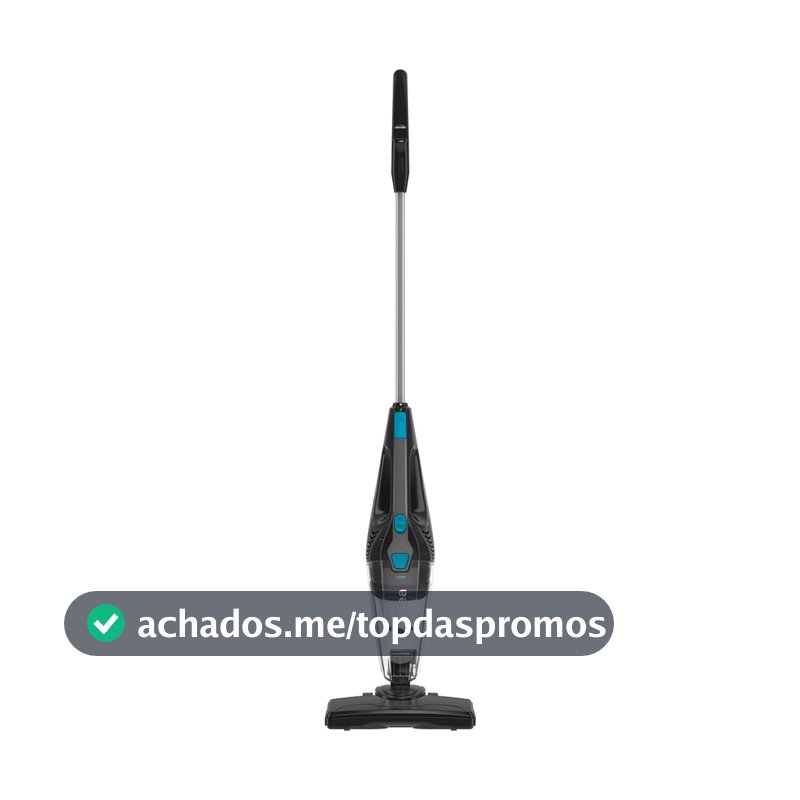 Aspirador de Pó Vertical 2 Em 1 Preto E Azul 1350W Midea