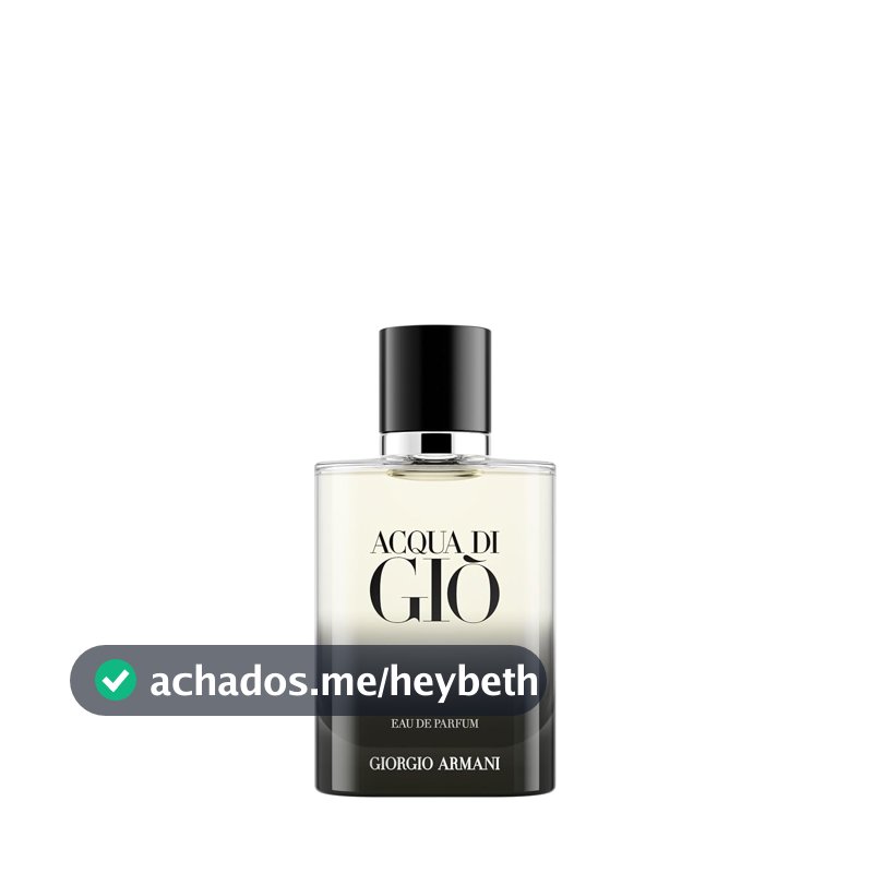 Armani Beauty, Acqua di Giò Eau de Parfum, Giorgio Armani, Perfume Masculino Refilável, Fragrância Aquática Amadeirada com Notas Marinhas, Mandarina Verde, Sálvia e Patchouli