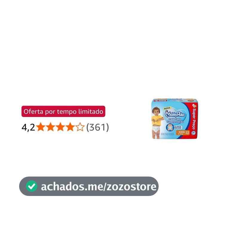 MamyPoko Fralda-Calça Superproteção XXG 22 Unidades