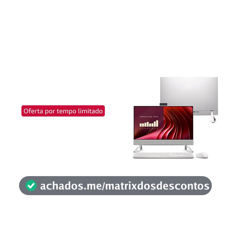 Computador Dell 24 All-in-One EC24250, FHD, Intel i5, 16GB, 512GB, Win11