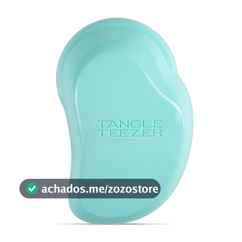 Tangle Teezer - Escova de cabelo desembaraçadora The Original Mini para todos os tipos de cabelo, úmido e seco. Cor: Verde água