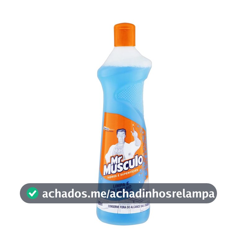 Mr. Músculo Limpador Limpa Vidro Líquido 500ml