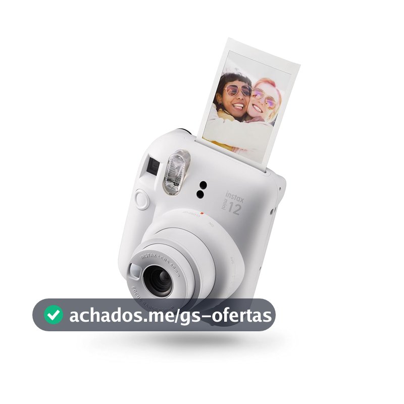 CAMERA INSTAX MINI 12 BRANCO MARFIM