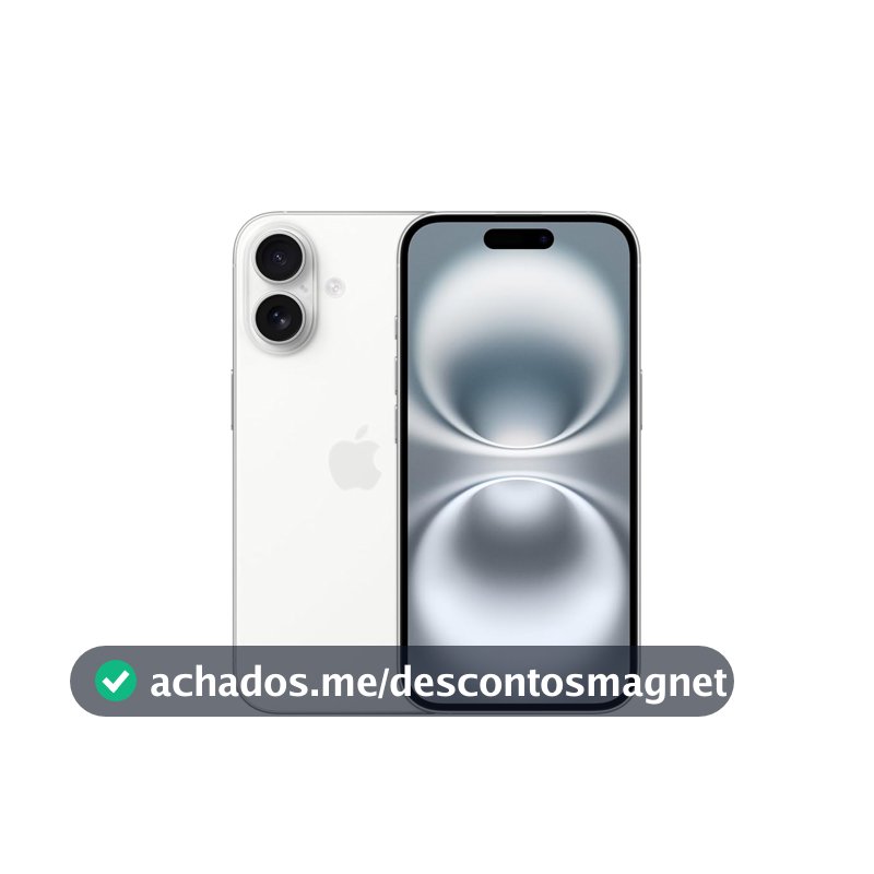 Apple iPhone 16 (256 GB) – Branco
