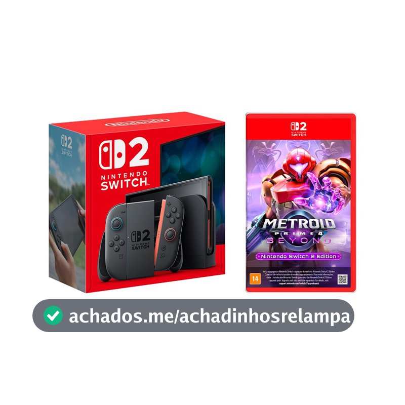 Console Nintendo Switch 2 + Jogo Metroid Prime 4: Beyond