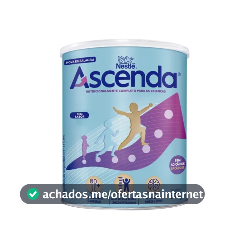 Suplemento Infantil Ascenda Sem Sabor 800G