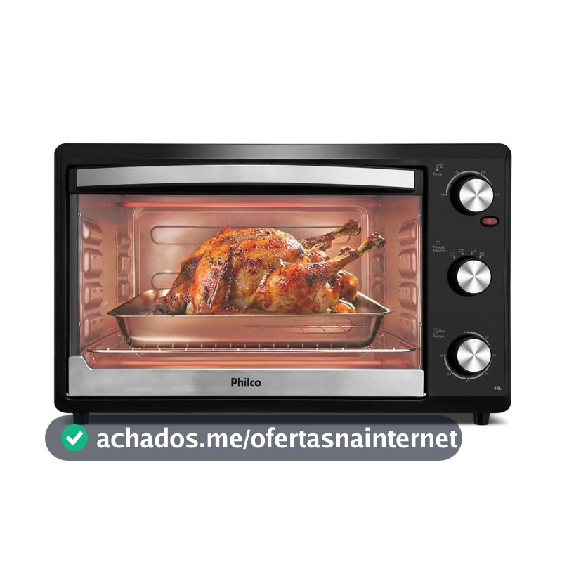 Forno Elétrico Philco 44L Dupla Resistência PFE44P 220V