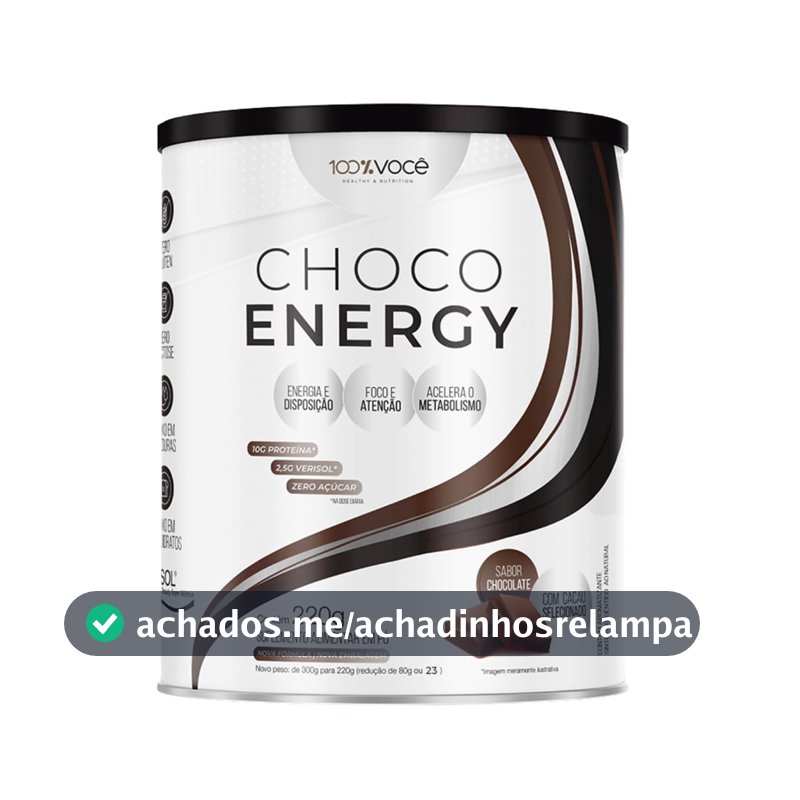 Superfood 100% Você Choco Energy, Sabor Chocolate, 220g
