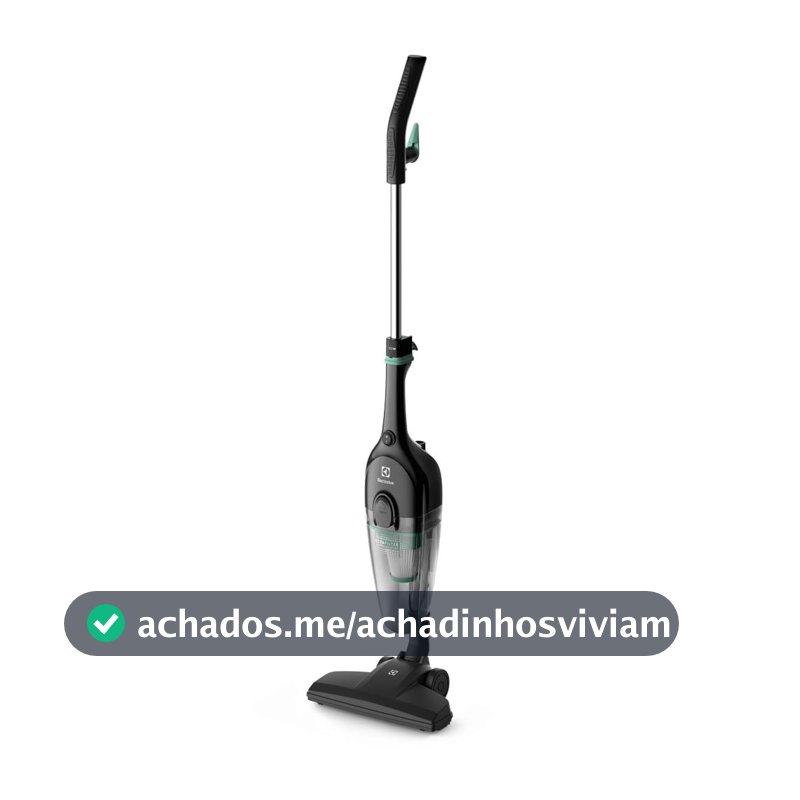 Aspirador pó vertical com fio portátil de mão 2 em 1 1100W cabo 5m capacidade 1,2L filtro HEPA Electrolux STK12 preto 220v STK